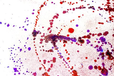 Abstract spots on white background 스톡 사진