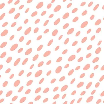 Abstract spotted seamless pattern in pastel colors Illustrazione stock