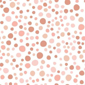 Abstract spotted seamless pattern in pastel colors Illustrazione stock