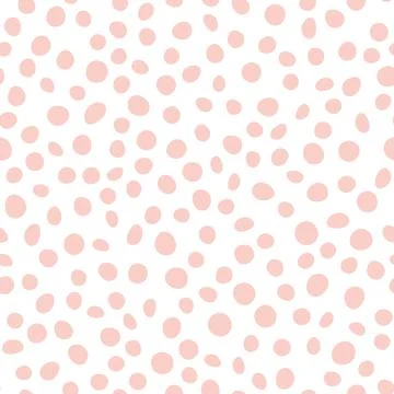 Abstract spotted seamless pattern in pastel colors Illustrazione stock