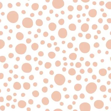 Abstract spotted seamless pattern in pastel colors Illustrazione stock