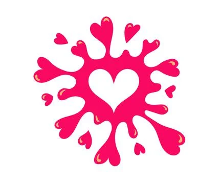 Abstract spread love Stock Illustration