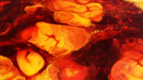 Abstract Spreading Paint Swirling and Explosion Background 3 Stock Footage 99136937