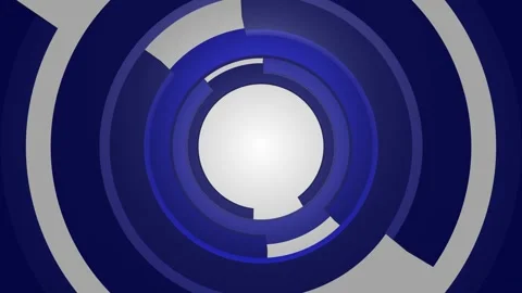 Abstract spreading wide rings Stock Footage 264654217