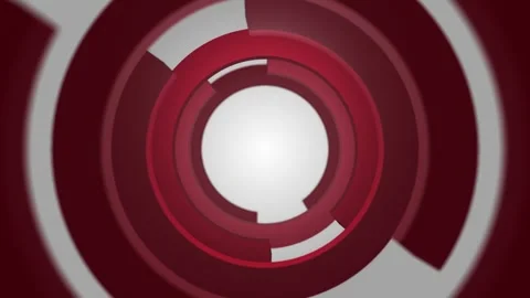 Abstract spreading wide rings Stock Footage 264654245