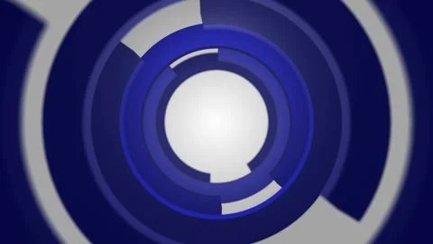 Abstract spreading wide rings Stock Footage 264654253