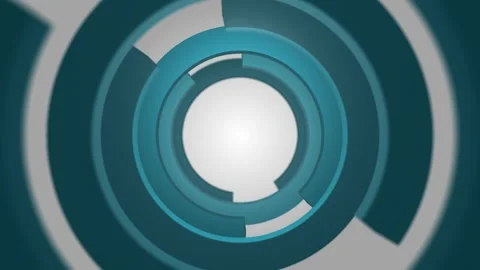 Abstract spreading wide rings Stock Footage 264654271