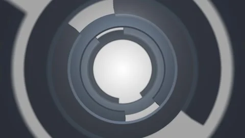 Abstract spreading wide rings Stock Footage 264654363