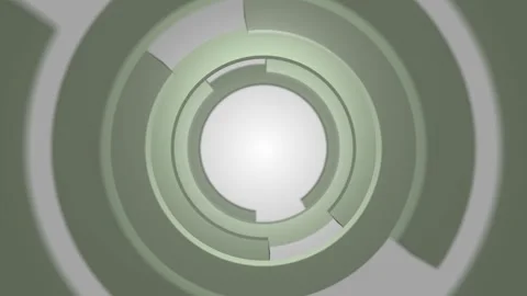 Abstract spreading wide rings Stock Footage 264654500