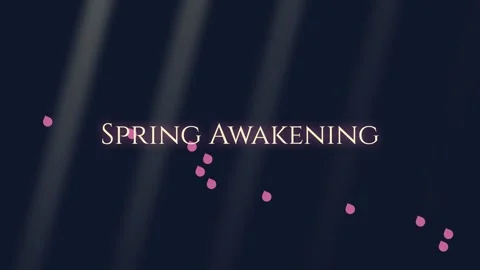 Abstract spring awakening background with cinematic light rays and floating.. Video stock 336889751