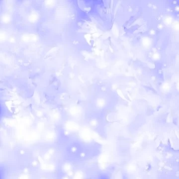 Abstract spring background with blurred white flowers, easter floral image wi Stock Photos