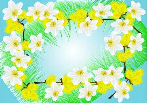 Abstract spring background Stock Illustration