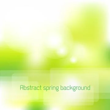 Abstract spring background Stock Illustration