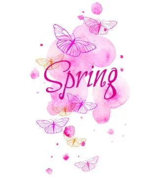 Abstract spring background Stock Illustration