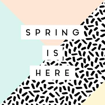 Abstract Spring Design Stock Illustration