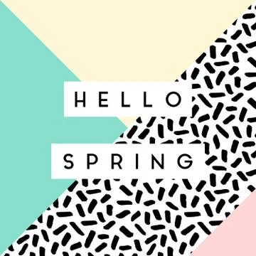 Abstract Spring Design Stock-Illustration