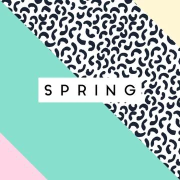 Abstract Spring Design Stock Illustration