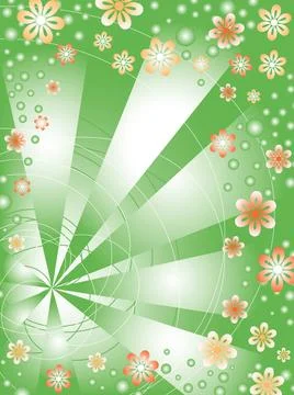Abstract spring floral background. Vector abstract spring floral backgroun... Stock Photos