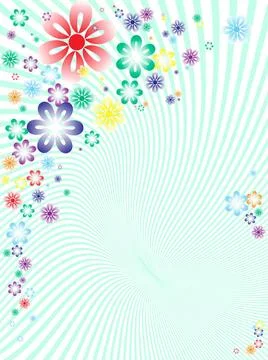 Abstract spring floral background. vector abstract spring floral backgroun... Stock Photos