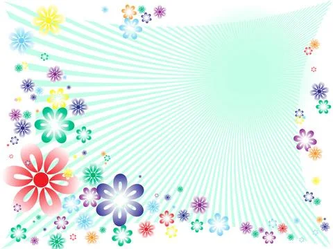 Abstract spring floral background. vector abstract spring floral backgroun... Stock Photos