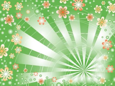 Abstract spring floral background. Vector abstract spring floral backgroun... Stock Photos