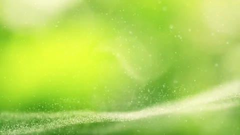 Abstract spring green sunny bokeh looping copy space animation Видео 333714515