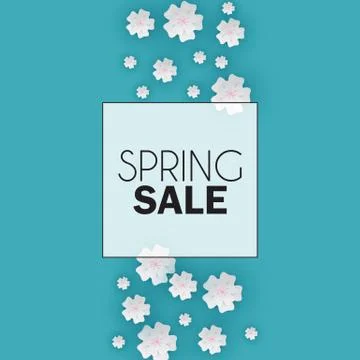 Abstract Spring Sale Background Template. Vector Illustration EPS10 Stock Illustration