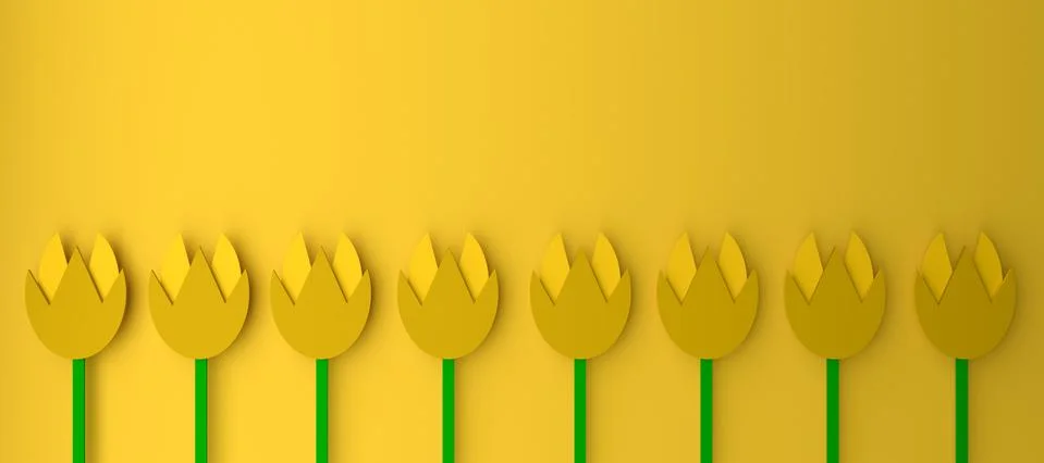 Abstract springtime background with tulips Stock Illustration