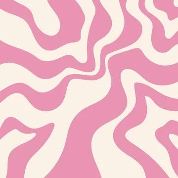 Abstract square aesthetic retro background with waves. Stock Illustration