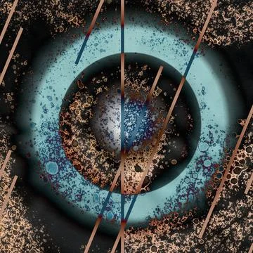 Abstract square background. abstract art texture. Watercolor and alcohol ink Illustrazione stock