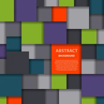 Abstract square background vector illustration texture creative graphic Ilustración de archivo