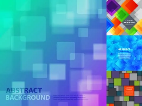 Abstract square background vector illustration texture creative graphic Ilustración de archivo