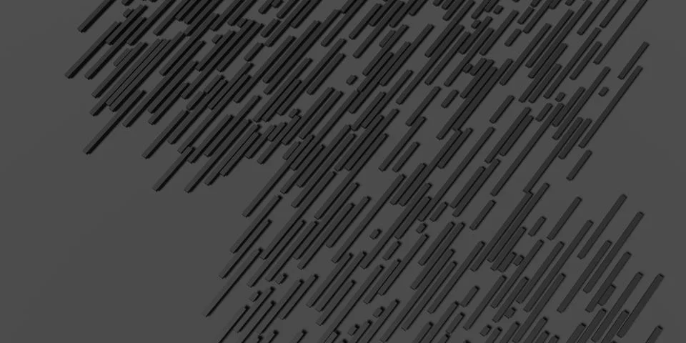Abstract square bar background Simple scene Minimal lines 3d illustration 스톡 일러스트