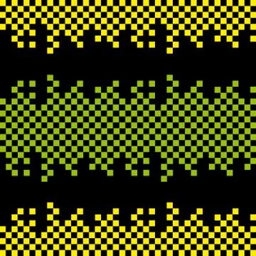 Abstract square on black background Stock Illustration