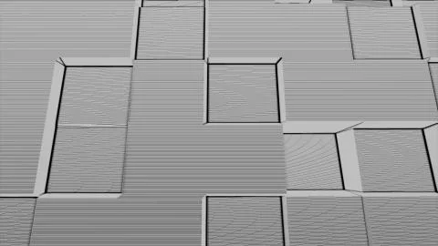 Abstract square box noise particles background,geometric cartoon mosaic smoke Stock Illustration