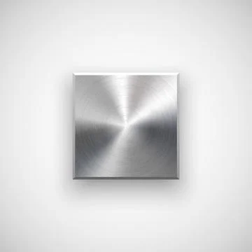 Abstract Square Button Template Stock Illustration
