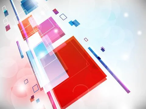 Abstract Square colorful background Stock Illustration