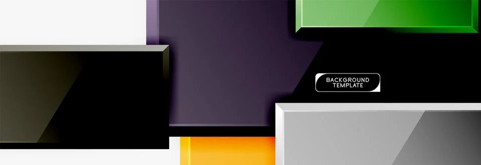 Abstract square composition for background, banner or logo Ilustración de archivo