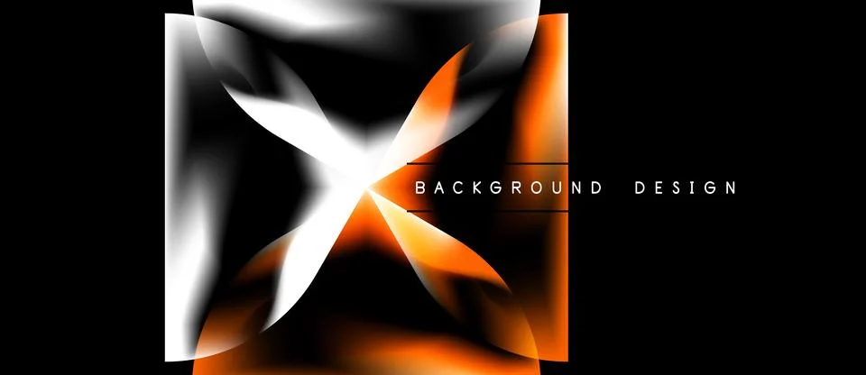 Abstract square design. Gradient colors blend, creating dynamic visual effect Stock Illustration