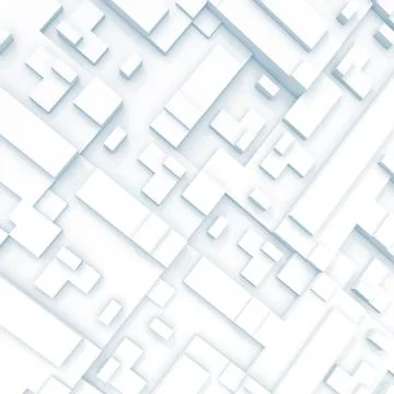 Abstract square digital 3d background texture Stock Illustration