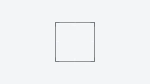 Abstract Square Frame Animation for Conceptual Transition and Motion Stock Footage 333428410
