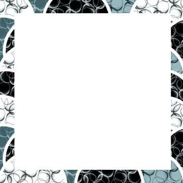 Abstract square frame with empty space Stock Illustration