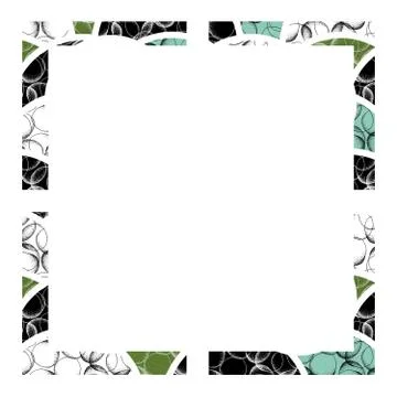 Abstract square frame with empty space Stock Illustration