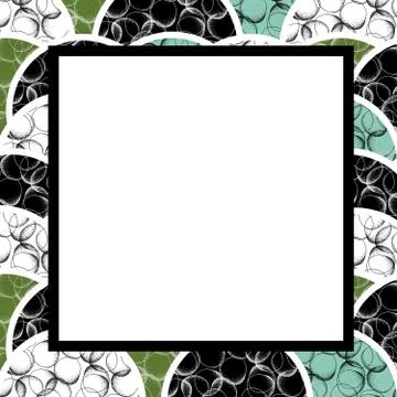 Abstract square frame with empty space Stock Illustration