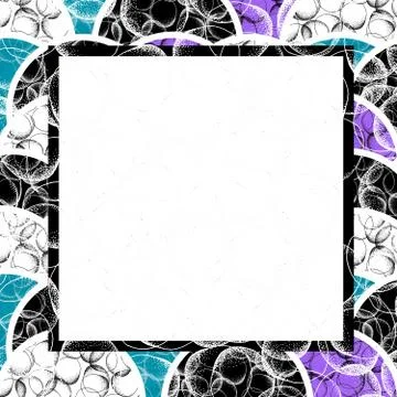Abstract square frame with empty space Stock Illustration