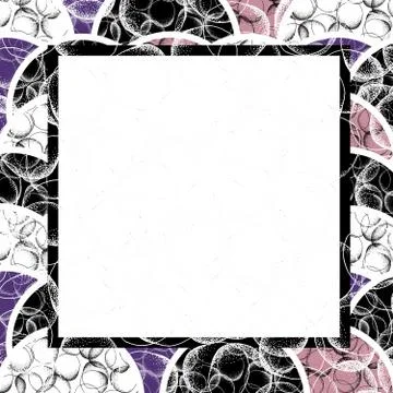 Abstract square frame with empty space Stock Illustration