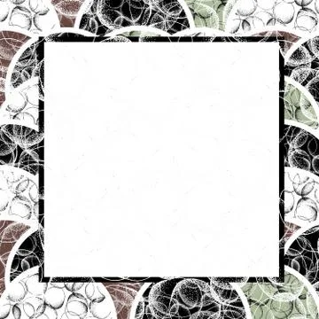 Abstract square frame with empty space Stock Illustration