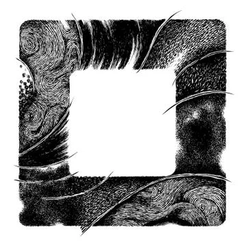 Abstract square frame 스톡 일러스트