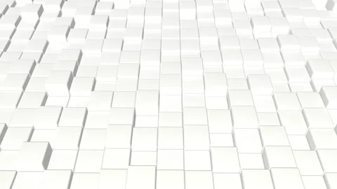 Abstract square geometric moving cubes 3d animation digital concept background. Stock Footage 168321958