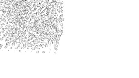 Abstract Square Geometric Surface. Light bright clean minimal icosahedrons grid Stock Footage 94728380